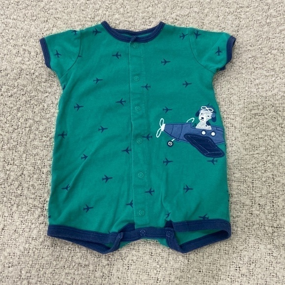 CARTER’S 6M Airplane Onesie - Picture 1 of 2